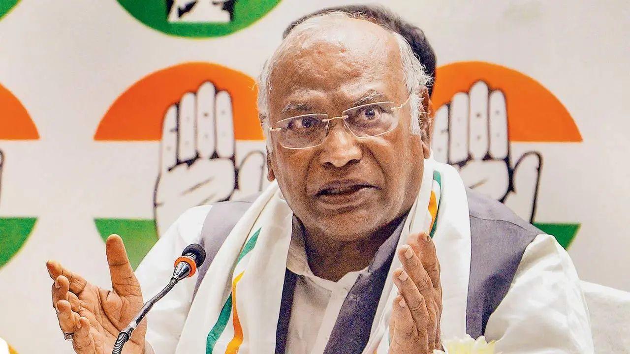 Congress President Mallikarjun Kharge. File Pic